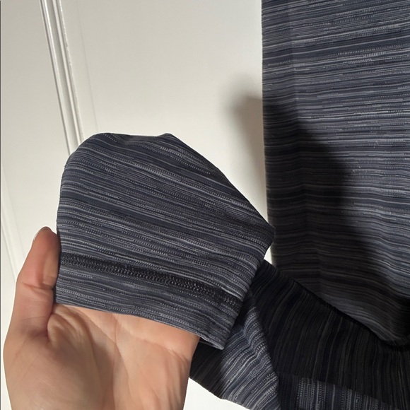 Lululemon Athletica High Times Pant *Luxtreme in Cyber Stripe Deep Coal Black - Picture 9 of 12